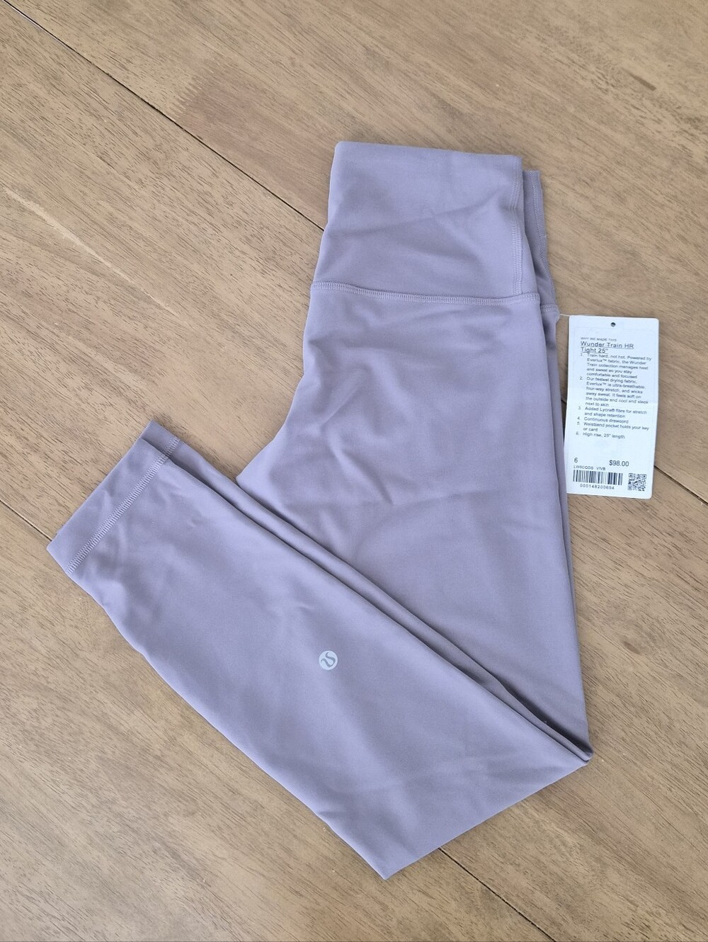 Lululemon Wunder Train HR Tight 25" Leggings In Vivid Violet